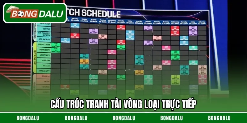 Cấu trúc tranh tài vòng loại trực tiếp